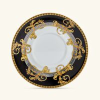 versace prestige gala coffee cup saucer black
