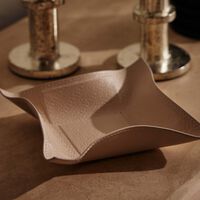 giobagnara elie saab monogram trinket tray square small torrone beige