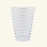 baccarat eye vase round small red