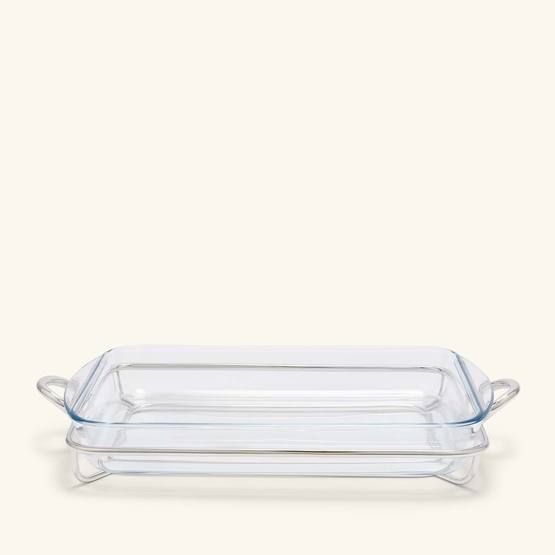 Vertigo Baking Dish Silver 35cm christofle vertigo baking dish silver 35cm