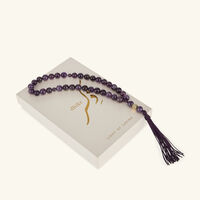 Misbaha Dark Amethyst light of sakina misbaha dark amethyst