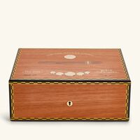Medal Cigar Humidor Brown elie bleu medal cigar humidor brown