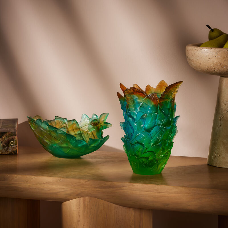 Colibri Borneo Tropical Vase Small Blue daum colibri borneo tropical vase small blue