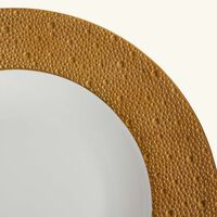 Ecume Soup Plate Round Gold 29cm bernardaud ecume soup plate round gold 29cm