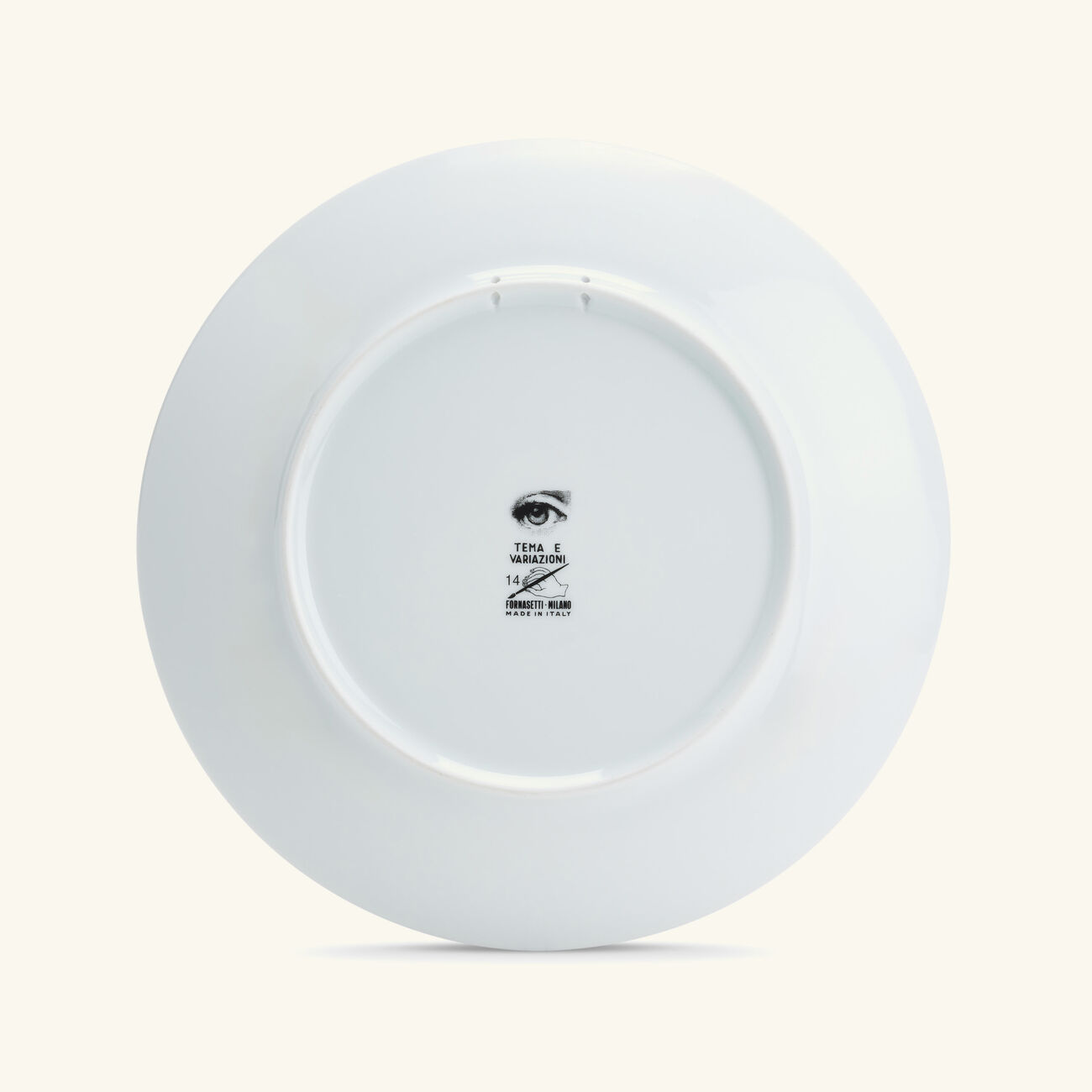 fornasetti tema e variazioni no 14 wall plate grey