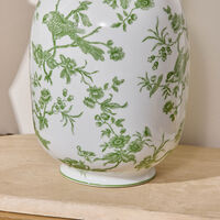 Albertine Vase Round Medium Green bernardaud albertine vase round medium green