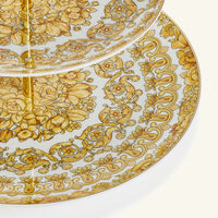 versace medusa rhapsody cake stand gold
