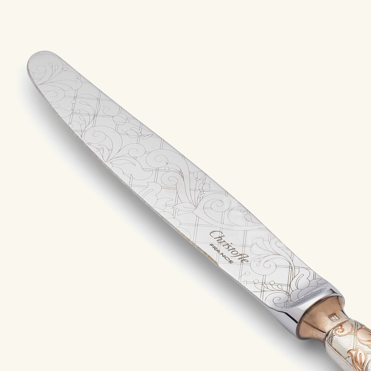 christofle jardin d eden gold plated tablespoon gold