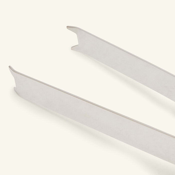 christofle vertigo ice tongs silver