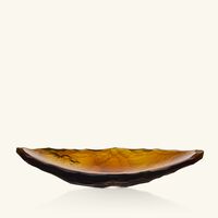 Terramineral Silex Centerpiece Medium Amber lalique terramineral silex centerpiece medium amber