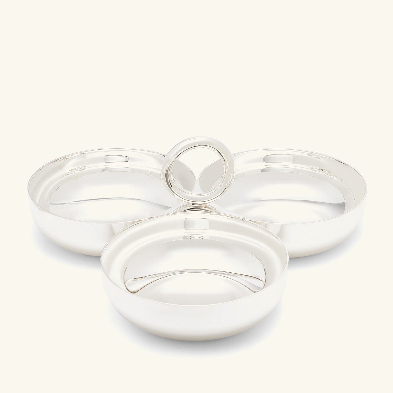 christofle vertigo serving bowl silver plated 11cm