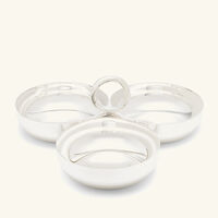 christofle vertigo serving bowl silver plated 11cm