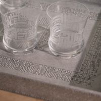 طقم دار المؤلف من 6 كؤوس شفافة للشرب دملاج طقم دار المؤلف من 6 كؤوس شفافة للشرب