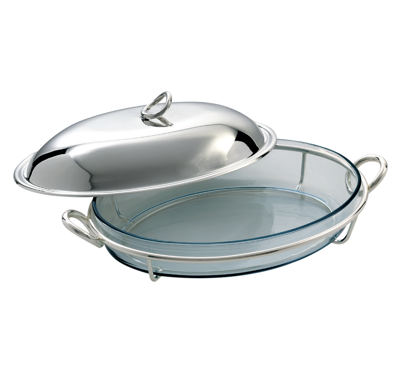 Vertigo Baking Dish Oval Silver Plated 35cm christofle vertigo baking dish oval silver plated 35cm