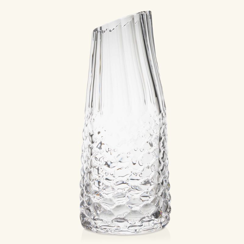 mario cioni   c elephants whisper vase large clear