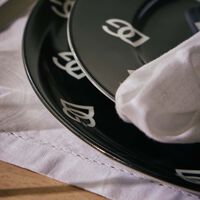 dolce gabbana casa dg logo pizza plate round 32cm