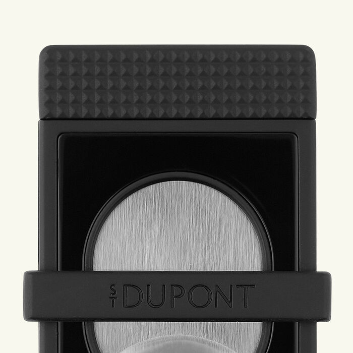 st dupont cigar stand slim cigar cutter black