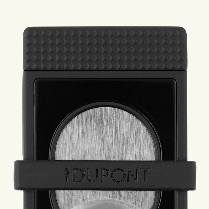 st dupont cigar stand slim cigar cutter black