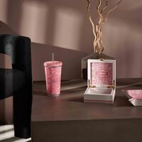 versace barocco crystal travel cup pink
