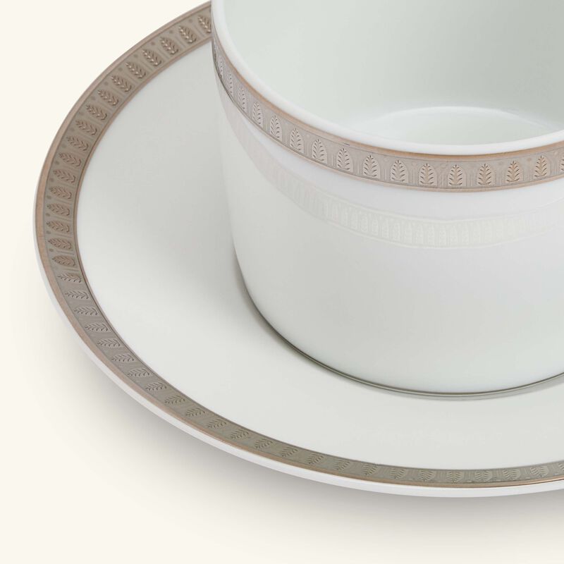 Malmaison Coffee Cup & Saucer Silver christofle malmaison coffee cup saucer silver