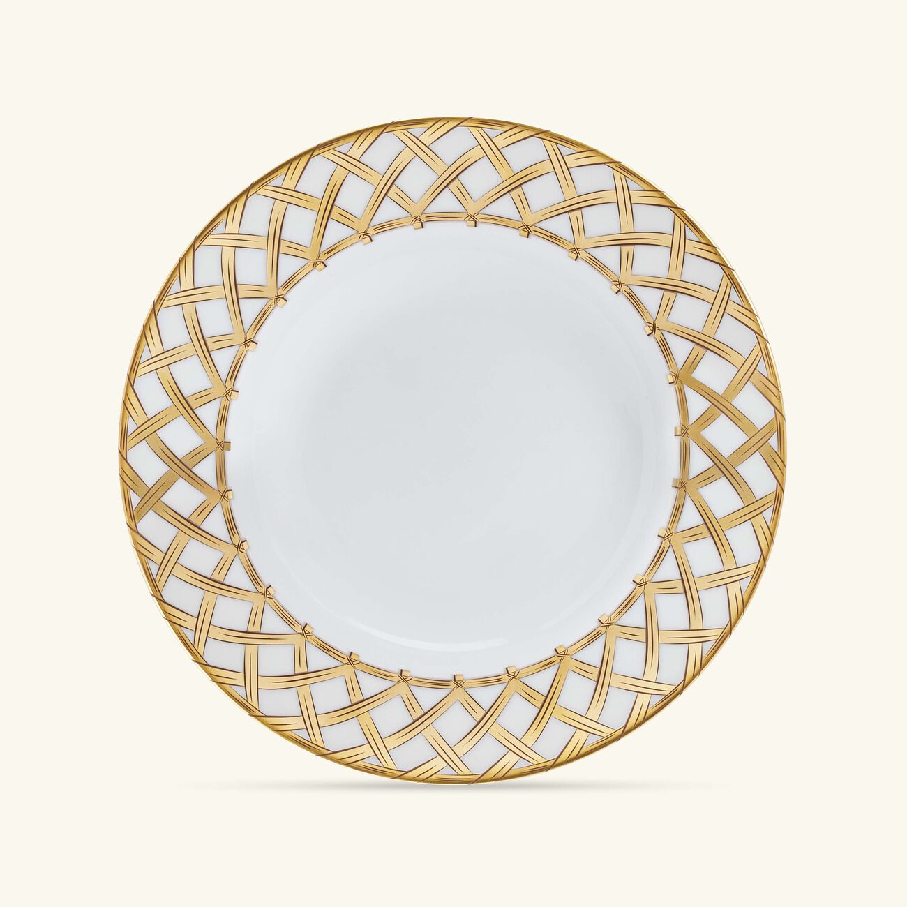 pinto paris vannerie soup plate gold 22cm