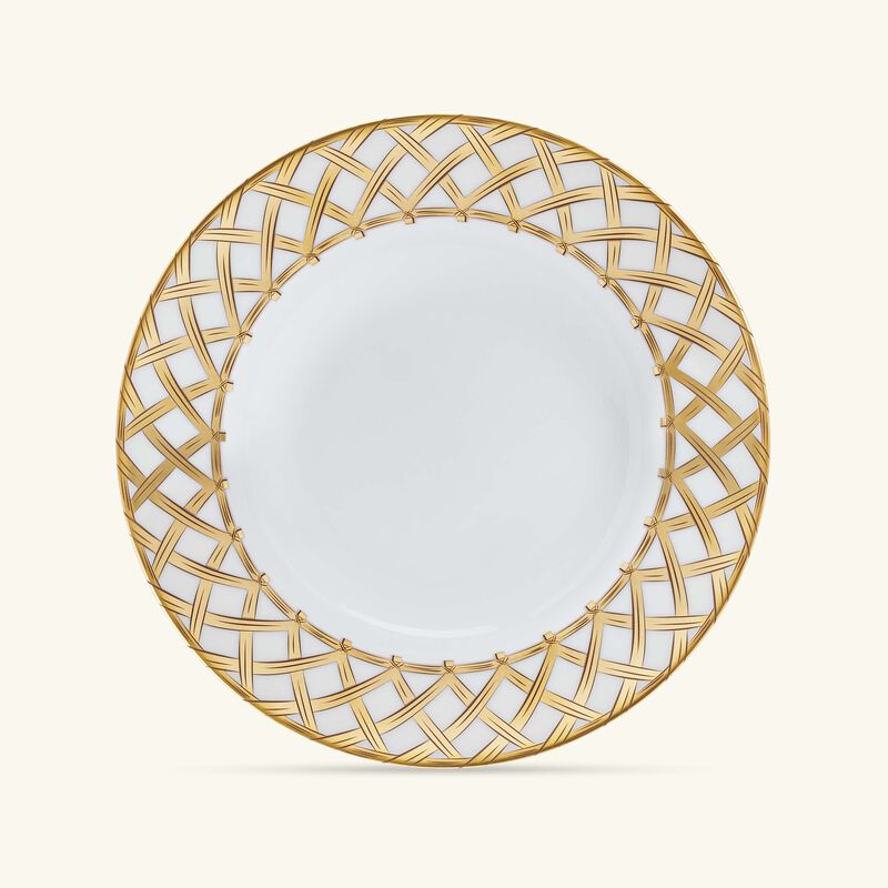 pinto paris vannerie soup plate gold 22cm