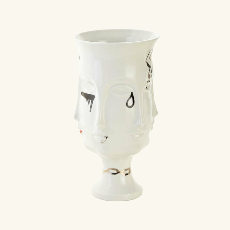 جرة دورا مار متوسطة بيضاء large