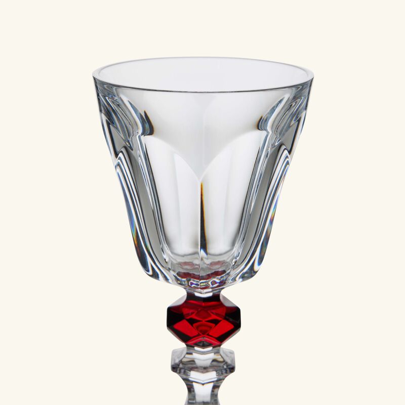 baccarat harcourt louis philippe wine glass clear