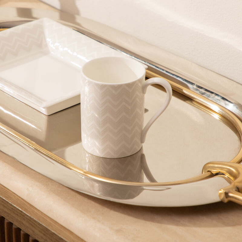 missoni home zig zag mug white