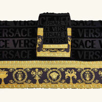versace i love baroque towels black set of 5