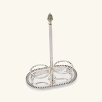 christofle malmaison oil vinegar cruet silver plated