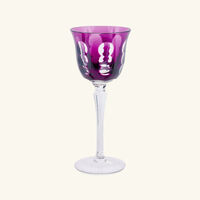 christofle kawali wine glass purple