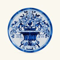 dolce gabbana casa blu mediterraneo stella dinner plate blue round 26cm set of 2