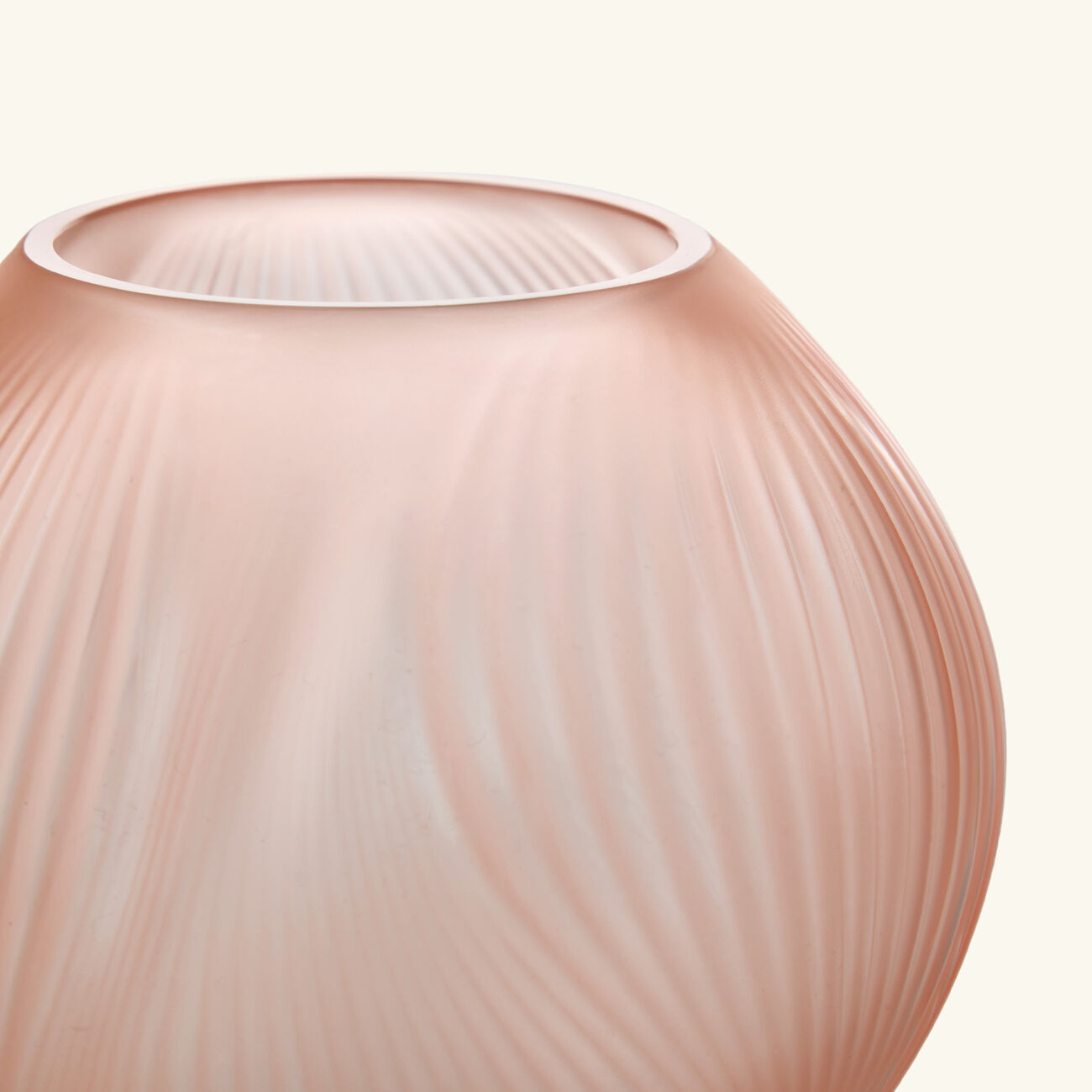 lalique alize vase small pink
