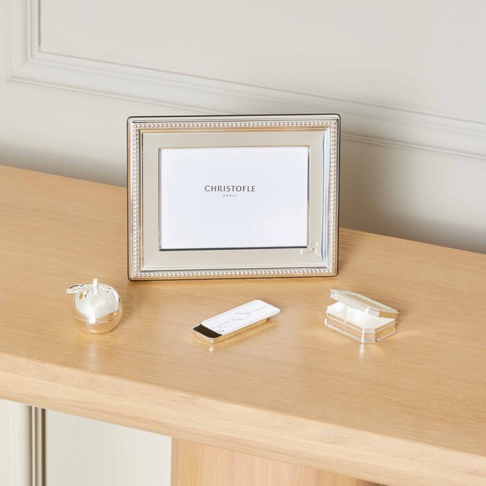 christofle perles picture frame