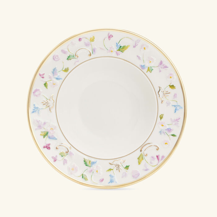 villari taormina rim soup bowl white 22cm