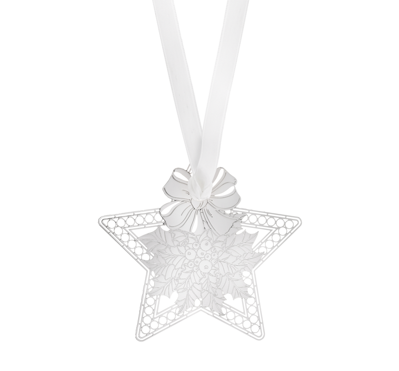 Foret Royale Holly Star Ornament, large