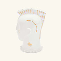 Gilded Mohawk Lollipop Holder White jonathan adler gilded mohawk lollipop holder white