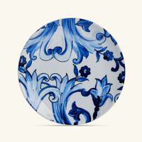 dolce gabbana casa blu mediterraneo stella dinner plate blue round 26cm set of 2