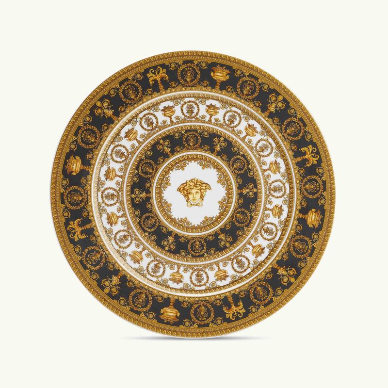 versace i love baroque charger plate round gold 33cm