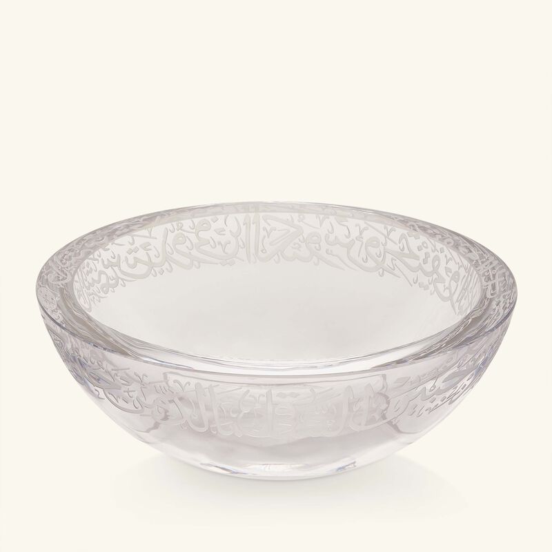 Thuluth Serving Bowl Clear dimlaj thuluth serving bowl clear