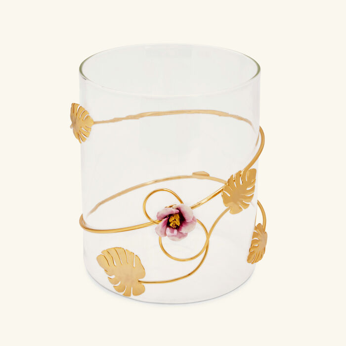 Ibiscus Candle Holder Clear villari ibiscus candle holder clear