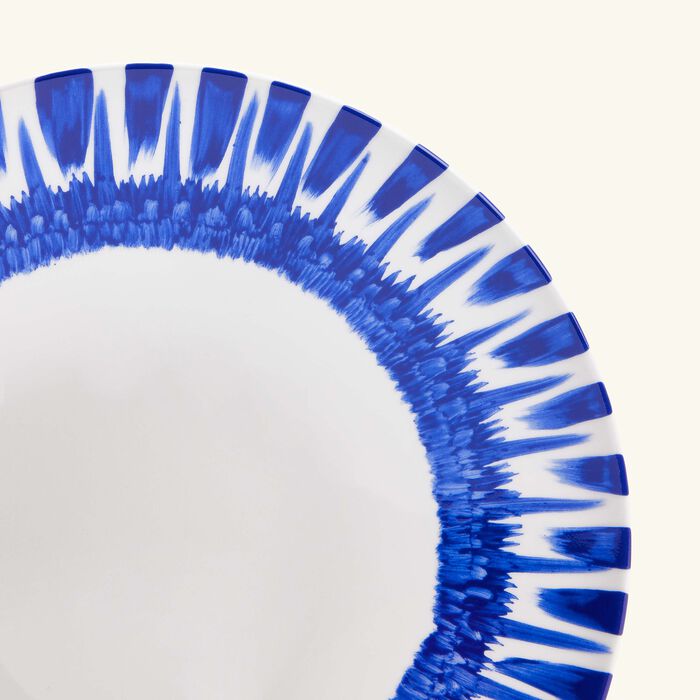 bernardaud in bloom dinner plate round blue 27cm