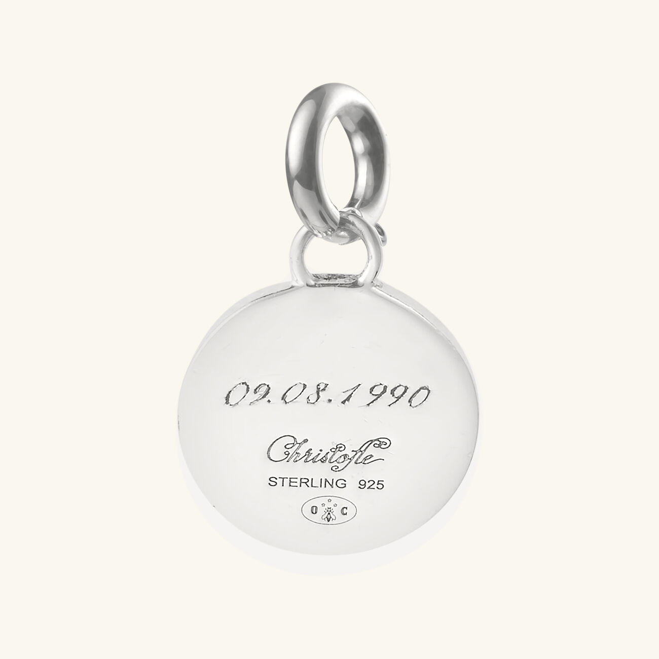 christofle chri chri albi medal sterling silver