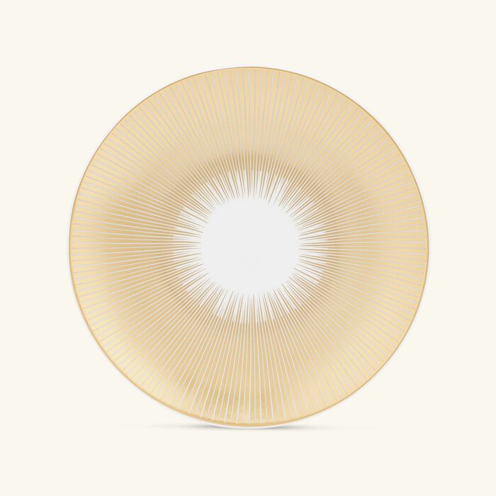 bernardaud sol bread   butter plate round gold 13cm