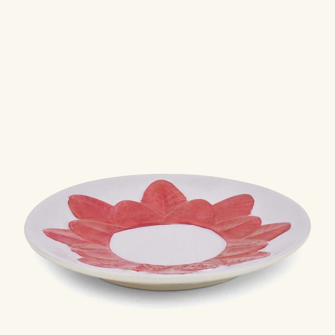villari peacock cappuccino cup saucer red