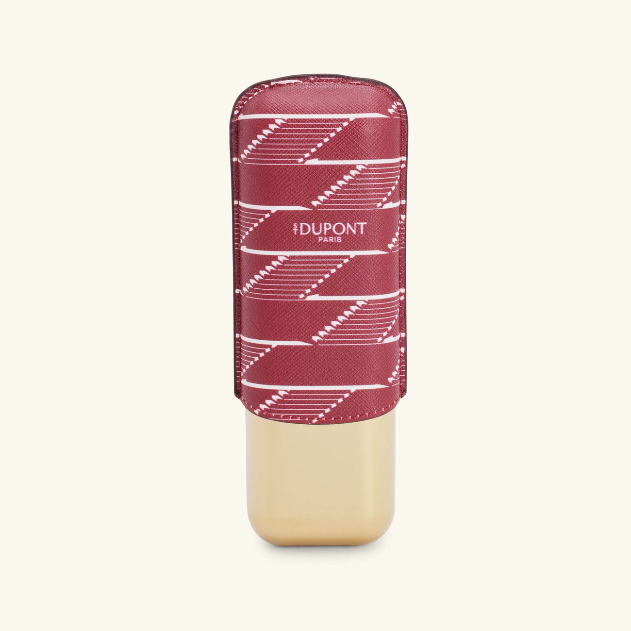 اس تي دوبون علبة السيجار مونوجرام 1872 2 باللون البرغندي