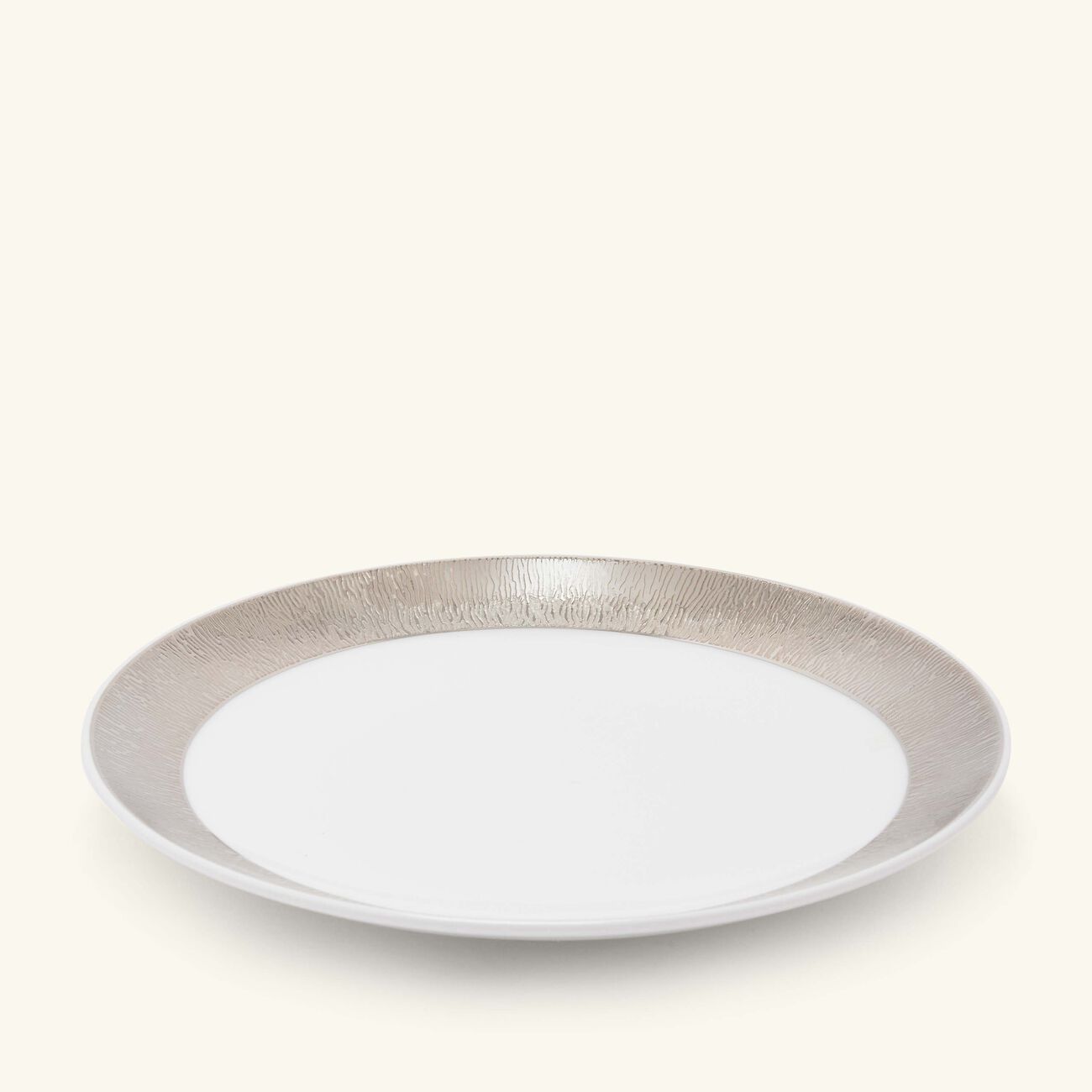 bernardaud dune bread butter plate round silver 16cm