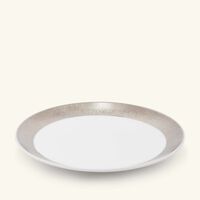 bernardaud dune bread butter plate round silver 16cm