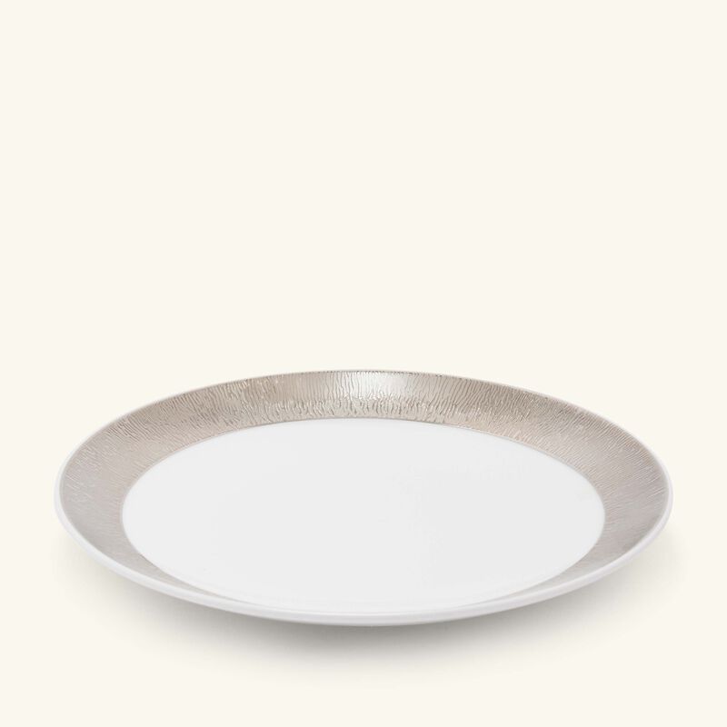 bernardaud dune bread butter plate round silver 16cm